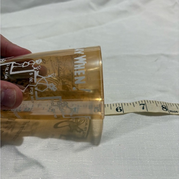 Vintage Amber Glass Tumbler - Picture 7 of 7